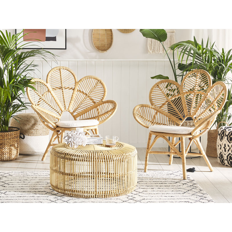 Mable 2 Seater Rattan Conversation Set