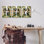 «Bath Wash Soak Floral Bathroom», ensemble d'art mural sur toile par Lil 'Rue