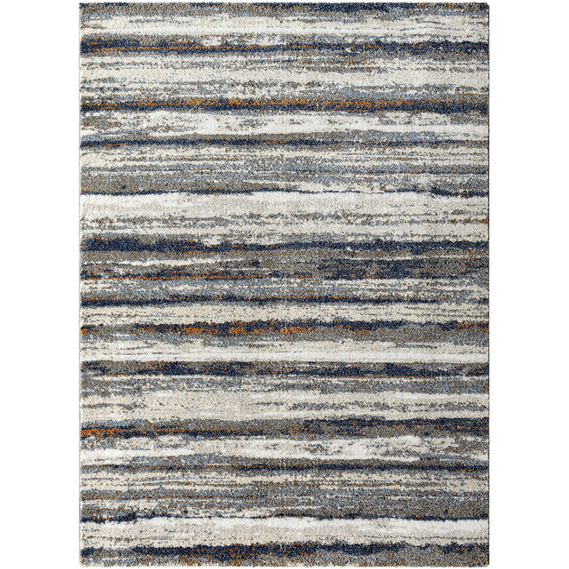 Striped Indoor Rug, Rectangle 1'11" x 2'11"