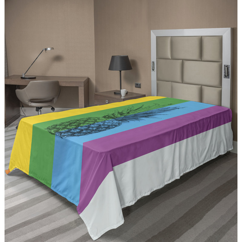 Drap plat Ambesonne, Drap plat pour lit simple