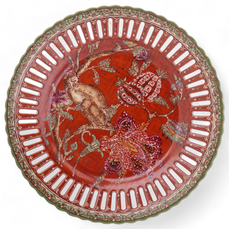 Monkey King Porcelain Decorative Plate