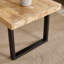Macau Industrial Solid Wood and Metal Coffee Table-1998987682
