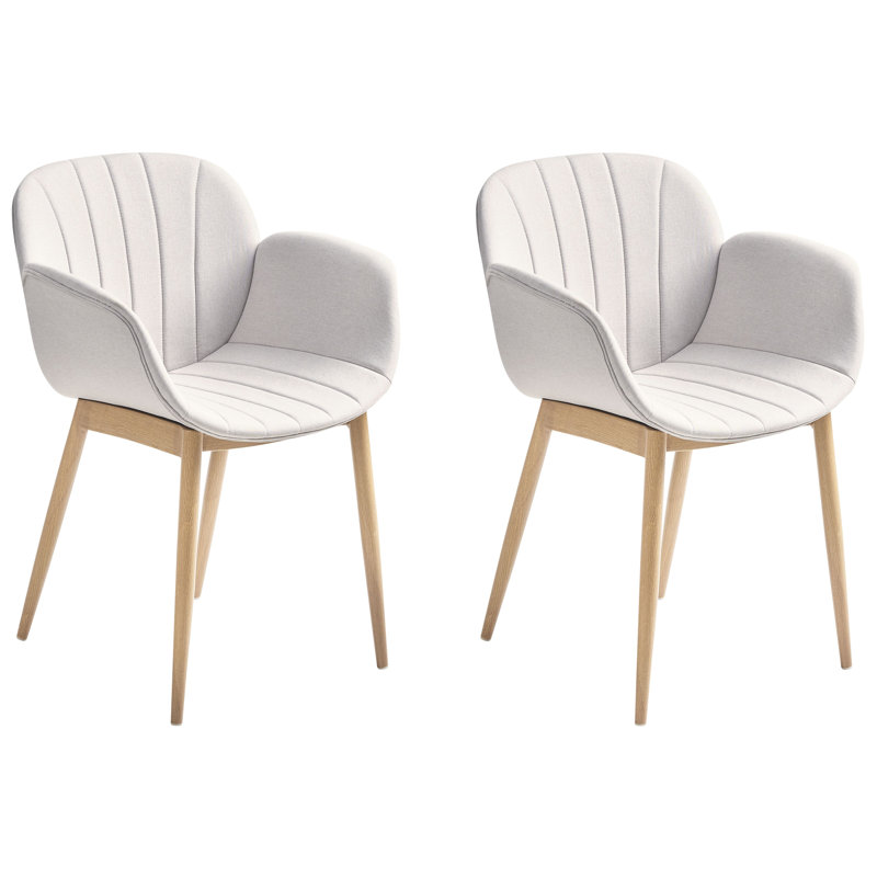 Anary 44cm H Polyester Blend Upholstered Armchair, Grey 