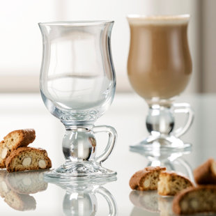 Glass Irish Coffee Mug (Set of 2)