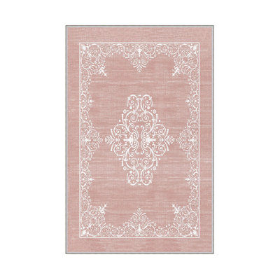 Tapis d'entrée de qualité supérieure, 2,6 x 4,9 pieds, 100% polyester, 650 gr / m² | Pois antibactérien antidérapant en PVC, d'une hauteur de poils de 0,3 po | Lavable à la machine, impression numérique 3D, durable et élégante pour la décoration intérieure