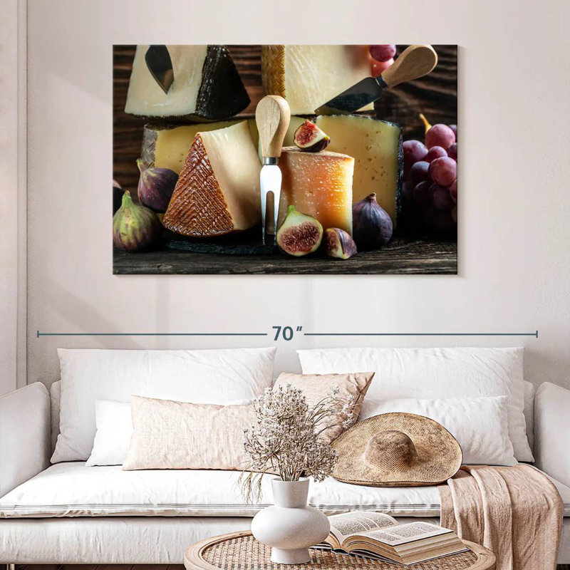 Yarlin Cheese Wedges, 32" H x 48" W