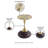 Patchin End Table In Brown And Gold