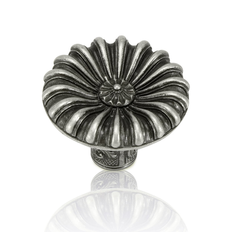 NANTUCKET Designer Knob, Pewter