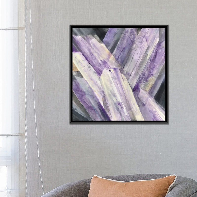 «Glacier Ice» par Albena Hristova - reproduction d'art sur toile tendue, H 26 po x l 26 po x P 1,5 po, Toile avec cadre noir