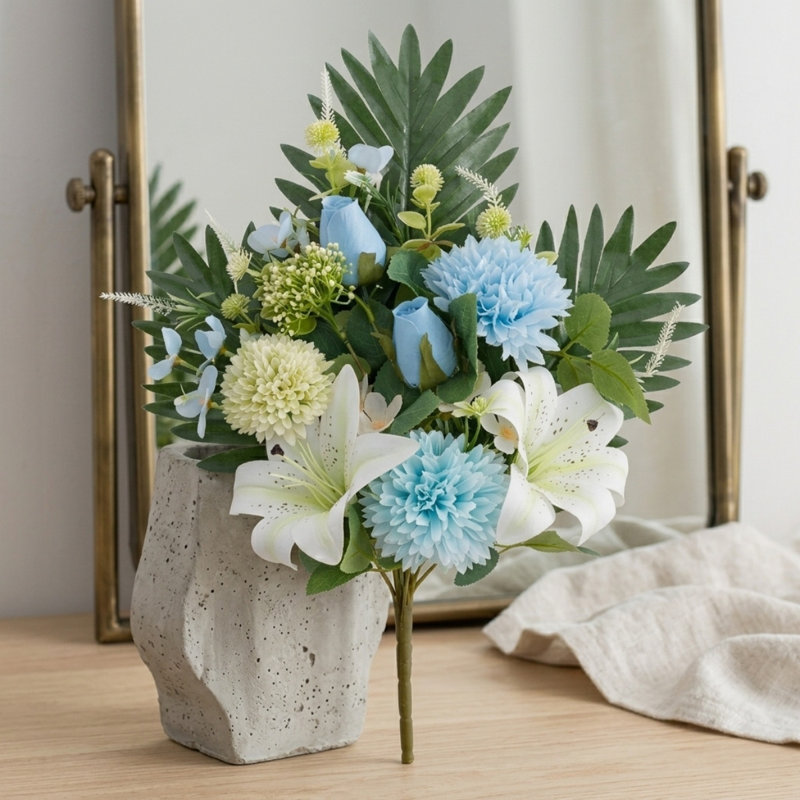 Fleurs de cimetière artificielles pour la tombe