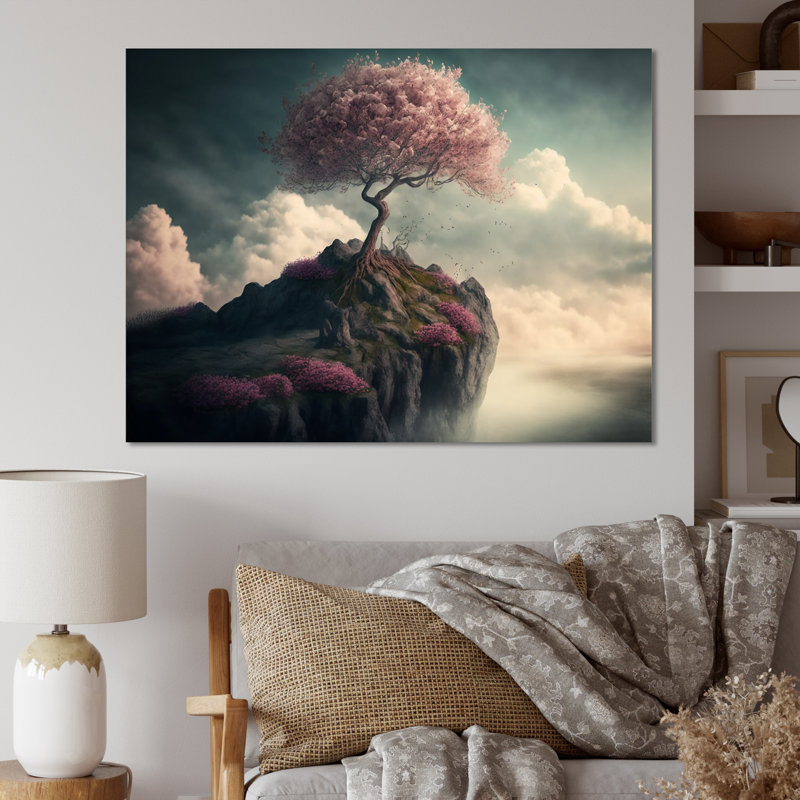 Plants & Flowers Wall Decor on Metal, 24" H x 32" W x 1" D