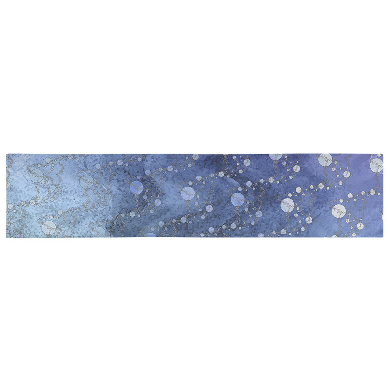 Avicia Table Runner, 90" x 16", Peacock Ombre