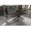 Daimyan Extendable Oak Metal Base Dining Table-2124141688-2124141691