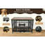 Cage à chien en bois