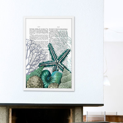 'Starfish Under the Sea' Framed Print