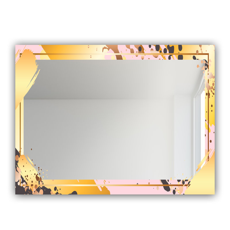 Miroir de coiffeuse Playful Glam, H 29,5 po x l 39,4 po