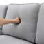 Canapé 104 po 4 places en tissu de lin moderne avec poches avec accoudoirs et 4 coussins-1534245069