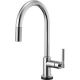 Litze®SmartTouch Pull-Down Kitchen Faucet with Arc Spout and Knurled Handle