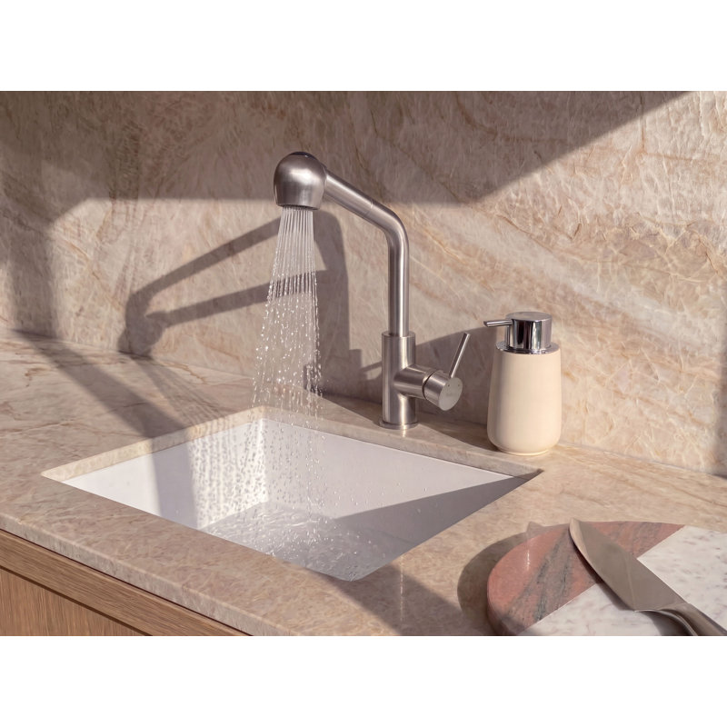 Kitchen Pull Out Tap WICHABAI Silver