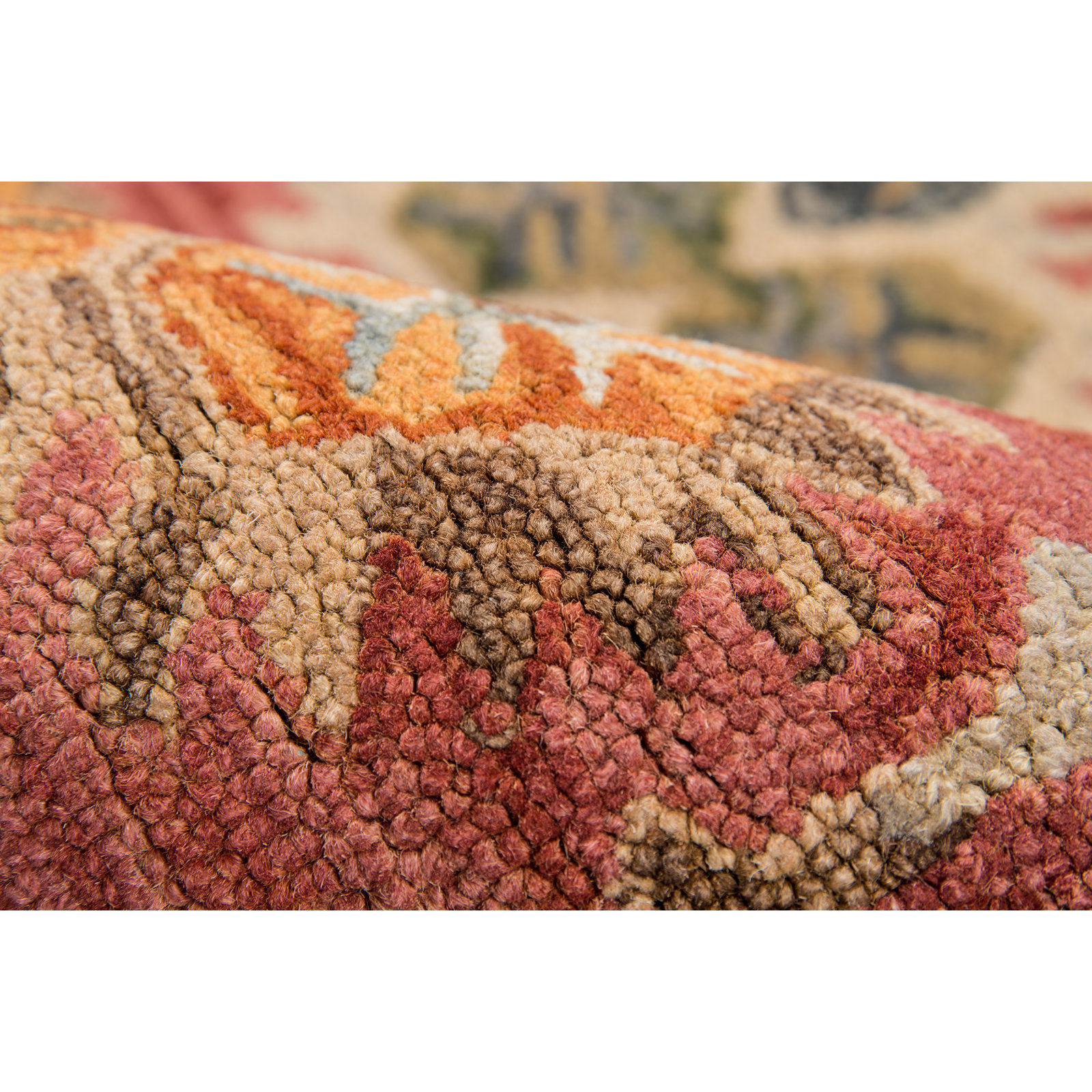 Adrien Handmade Wool Rug, Rectangle 2' x 3'