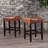 Tabouret de bar sans dossier à hauteur de comptoir en cuir (ensemble de 2)-552338343-552338339