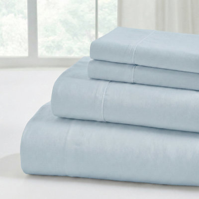 Modern Threads 4-Piece Ultra Soft Microfiber Sheet Set with Deep Pockets in Solids & Prints