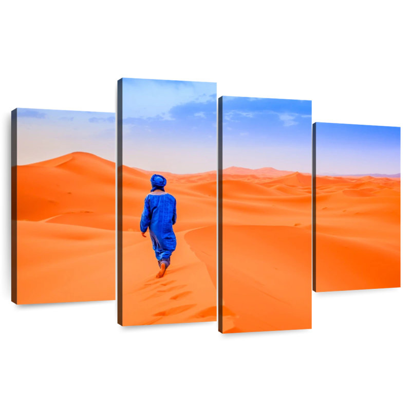 Nicci Berber In The Desert, 48'' H x 75'' W