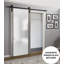 Porte de grange en verre givré Planum-49204392-49252679-49252675