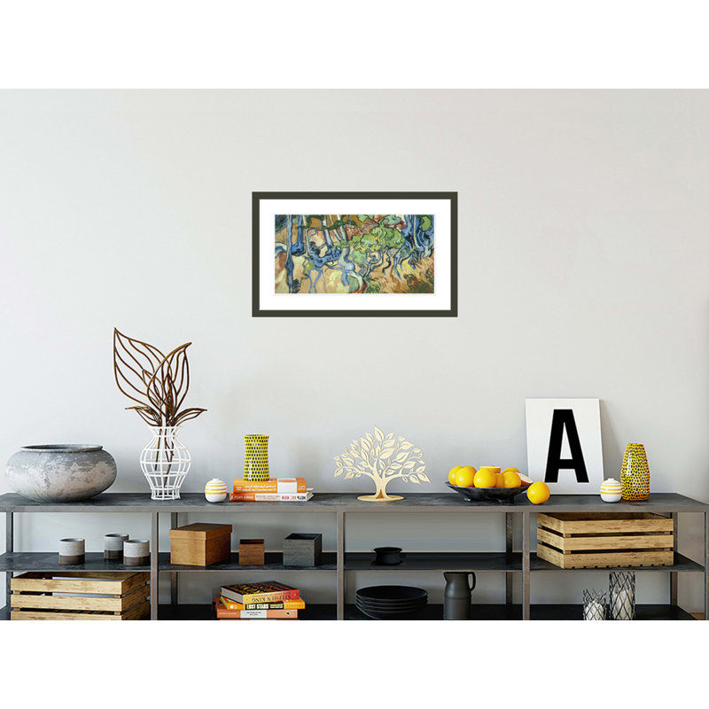 Arbre-racines par Vincent van Gogh, H 17,86 po x l 29,5 po