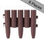 Bordure de pelouse décorative H 9,25 po x l 11 po
