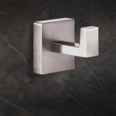 Bishop Brushed Nickel Towel Hook