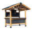 Backyard Discovery Palisade Wooden Outdoor Garden Bar with Powerport 2.7m x 1.8m (10ft x 6ft)