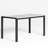 Modern Style 5-piece Dining Table Set with 47.2"L x 27.5"D Rectangular Faux Marble Top Dining Table and 4 PU Upholstered Dining Chairs-2124653586