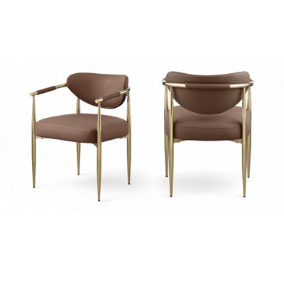 Virella Vegan Leather Upholstered Dining Chair