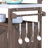 Orlith 53.3" Outdoor Rolling Grill Cart Potting Bench Table With Adjustable Shelf-1644125426