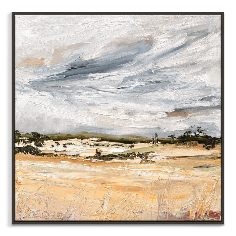 Big Dry by Michelle Keighley - Print, 76cm H x 76cm W, Black Floater Framed Canvas