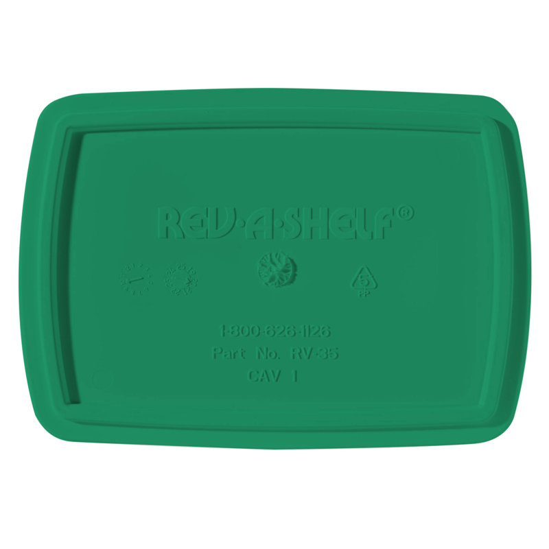 Green Polymer Pull-Out Trash Bin Set, 35 Quart, 2 Pack