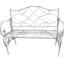 Tennyson Powder Coated Steel Outdoor Bench