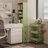 3-Shelf Tall Thin Bathroom Storage Cabinet