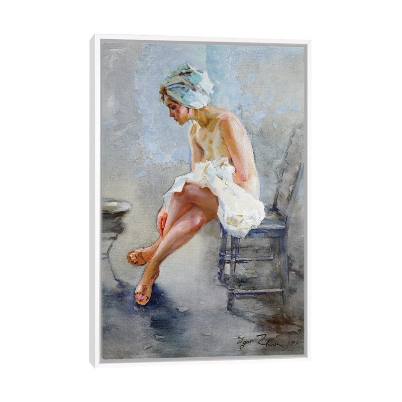 In The Bathroom by Igor Zhuk - Painting on Canvas