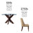 Alejoa 5-Piece Round Glass Pedestal Dining Set-87498716