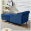 Chaise longue moderne avec revêtement en velours-481704704