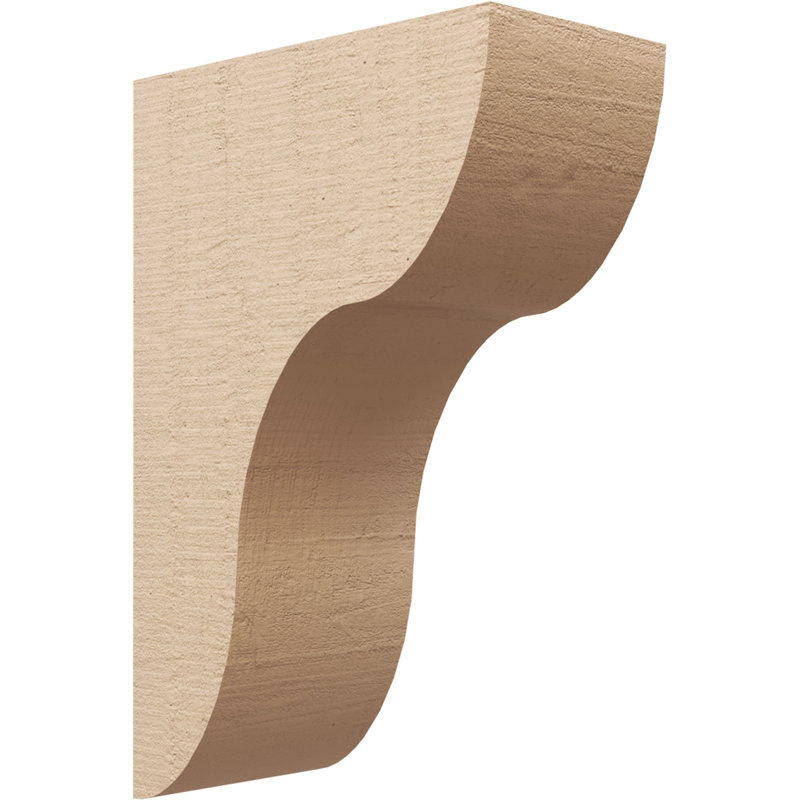 Bois de cèdre brut Carmel TimberThane Corbel, H 21 po x l 7 po x P 14 po