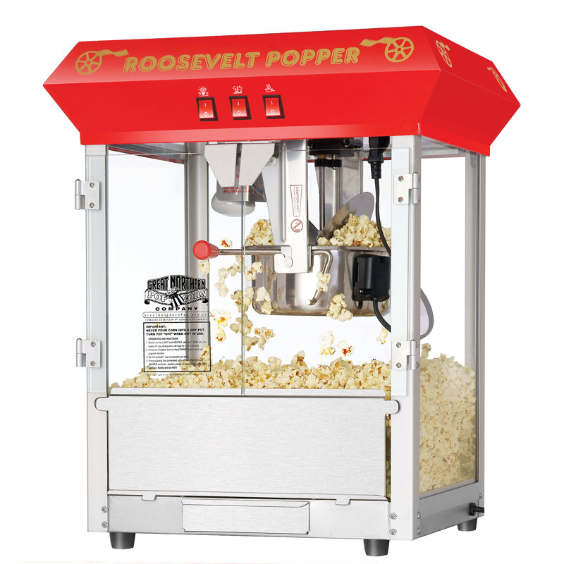 Great Northern Popcorn 8 Oz. Tabletop Popcorn Machine, Popcorn Machine Stand / Cart