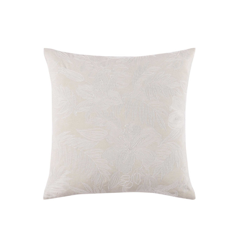 Tommy Bahama Vintage Palms Cotton Reversible Green Comforter Set, H 20 po x l 20 po, Floral beige, Carrée