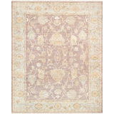 Canvello Oushak Hand-Knotted Lamb's Wool Area Rug- 9'3" X 11'10"
