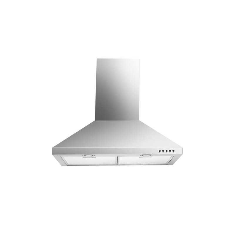 Hotte murale à conduit 30 pouces 500 CFM, Acier inoxydable