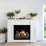 Duluth Forge Ventless Log Set Winter Oak, 32,000 BTU, T-Stat Control 