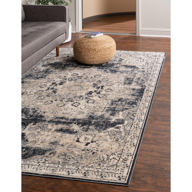 Arella Geometric Indoor Rug, Rectangle 5'3" x 8'