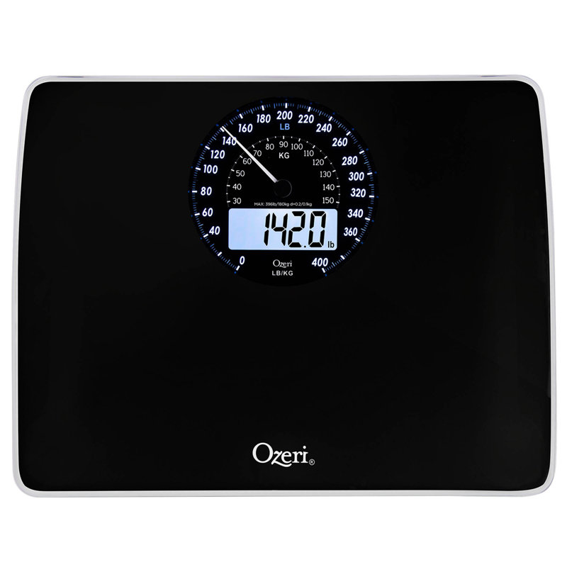 Ozeri Digital Bathroom Scale, Black